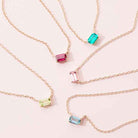 family birthstone necklaces, birthstone necklaces for mom, birthstone necklaces