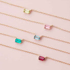 custom birthstone necklaces, personalized birthstone necklaces, birthstone pendants