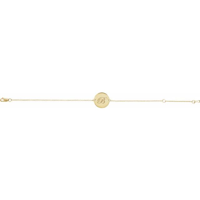 Engravable Disc Bracelet - erin gallagher