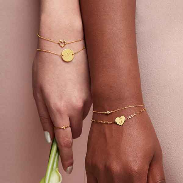 Engravable Disc Bracelet - erin gallagher