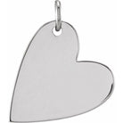 Engravable Heart Charm - erin gallagher