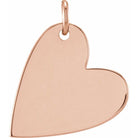 Engravable Heart Charm - erin gallagher