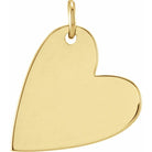 Engravable Heart Charm - erin gallagher