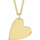 Engravable Heart Charm - erin gallagher