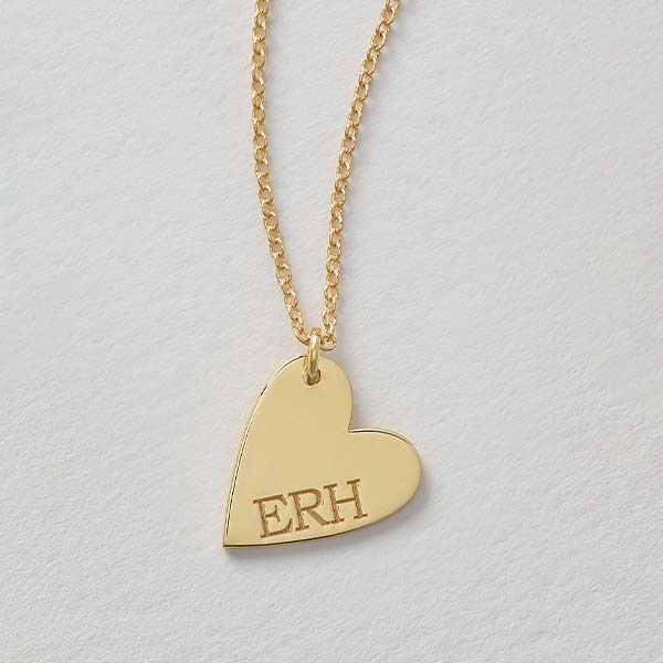 Engravable Heart Charm - erin gallagher