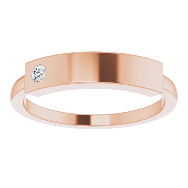 Engravable Stackable Ring - erin gallagher variant--14K-rose-gold