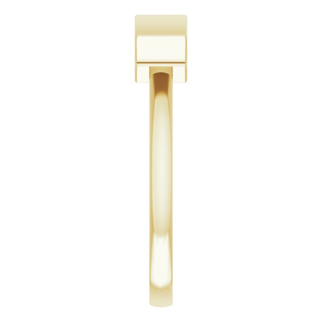 Engravable Stackable Ring - erin gallagher variant--14K-yellow-gold