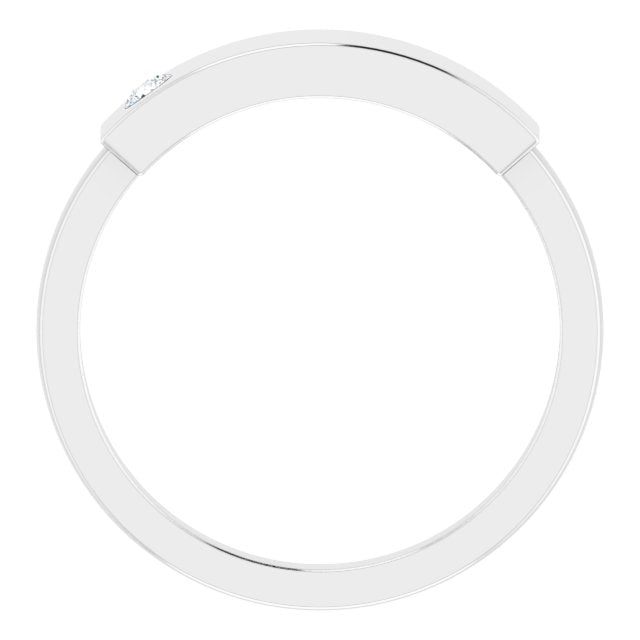 Engravable Stackable Ring - erin gallagher variant--14K-white-gold