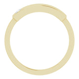 Engravable Stackable Ring - erin gallagher variant--14K-yellow-gold