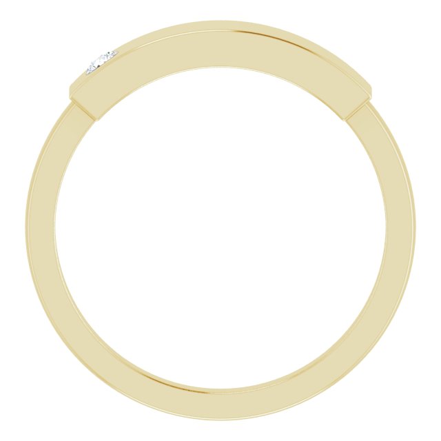 Engravable Stackable Ring - erin gallagher variant--14K-yellow-gold
