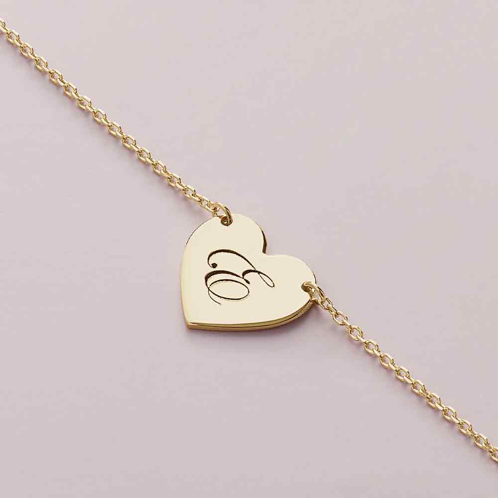 Engraved Heart Necklace - erin gallagher