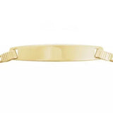 Close-up of polished 6×27mm gold ID plate ready for engraving variant--mczr_price_825