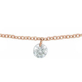 Floating Diamond Solitaire Necklace - erin gallagher variant--14K-rose-gold