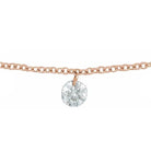 Floating Diamond Solitaire Necklace - erin gallagher