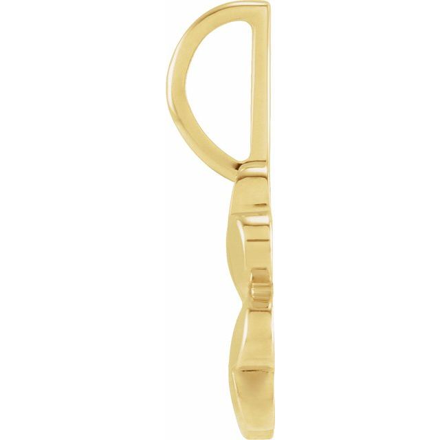 Four Leaf Clover Charm - erin gallagher variant--14K-yellow-gold