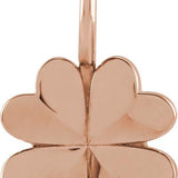 Four Leaf Clover Charm - erin gallagher variant--14K-rose-gold