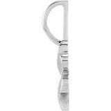 Four Leaf Clover Charm - erin gallagher variant--14K-white-gold