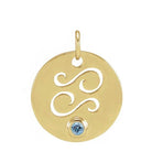 Gemstone Zodiac Charm - erin gallagher