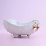 gigi - cluster earring - erin gallagher variant--Pearl