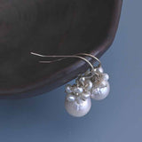 gigi - cluster earring - erin gallagher variant--Pearl