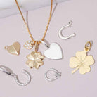 Gold Four Leaf Clover Charm - erin gallagher