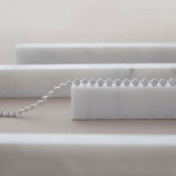 Graduated Diamond Tennis Necklace - erin gallagher variant--14K-white-gold