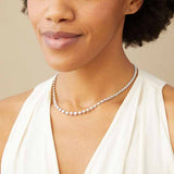 Graduated Diamond Tennis Necklace - erin gallagher variant--14K-white-gold