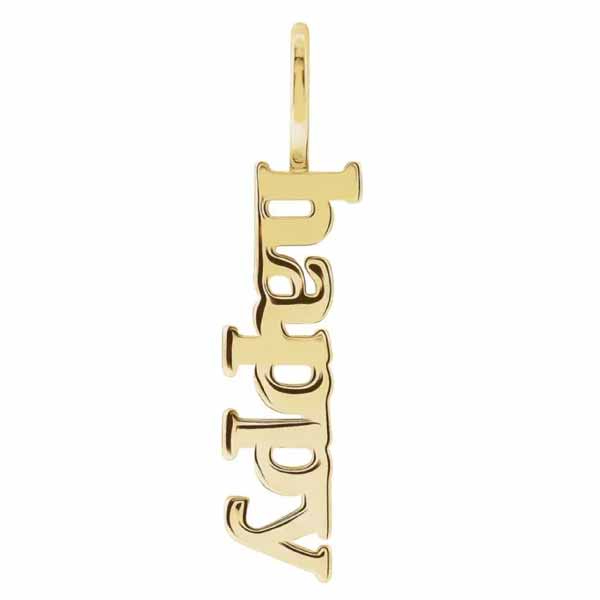 Happy Charm - erin gallagher variant--14K-yellow-gold