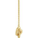 Interlocking Heart Necklace - erin gallagher variant--14K-yellow-gold