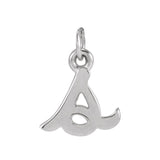 Lowercase Initial Charm - erin gallagher variant--S variant--Sterling-silver variant--14K-white-gold