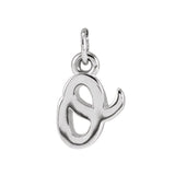 Lowercase Initial Charm - erin gallagher variant--O variant--Sterling-silver variant--14K-white-gold