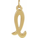 Lowercase Initial Charm - erin gallagher variant--L variant--14K-yellow-gold