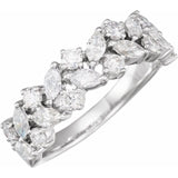 Marquise Diamond Anniversary Band - erin gallagher variant--14K-white-gold variant--Diamond-Lab variant--Diamond-Nat