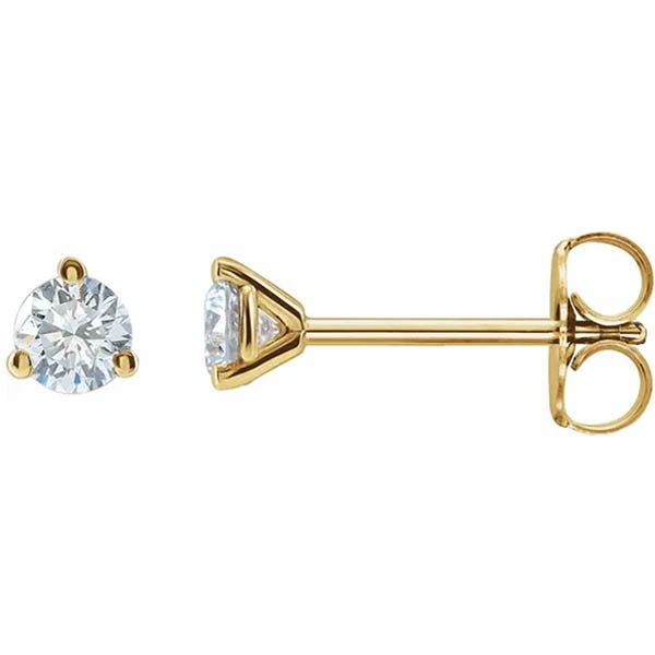 Martini-Set Diamond Studs - erin gallagher/4-CT variant--.25CT variant--14K-yellow-gold variant--.25CT