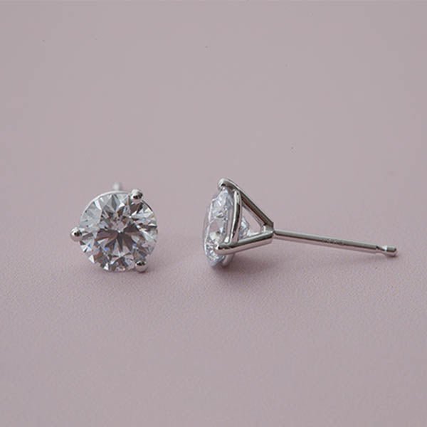 Martini-Set Diamond Studs - erin gallagher variant--14K-white-gold variant--1CT