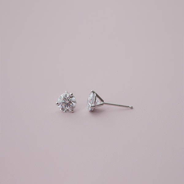 Martini-Set Diamond Studs - erin gallagher variant--14K-white-gold variant--1CT