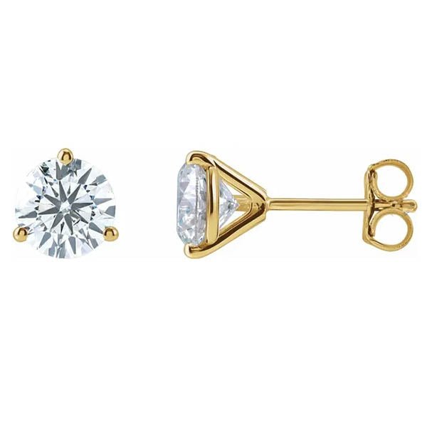 Martini-Set Diamond Studs - erin gallagher/2-CT.5CT variant--14K-yellow-gold variant--1.5CT