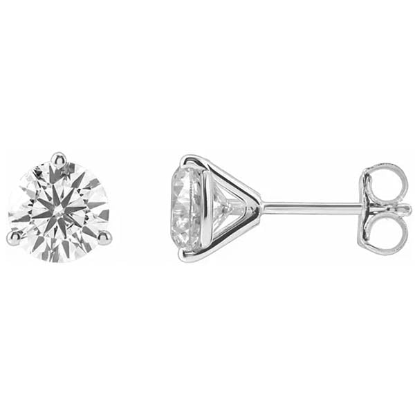 Martini-Set Diamond Studs - erin gallagher variant--14K-white-gold variant--2CT