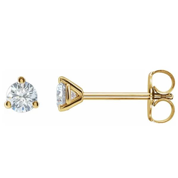Martini-Set Diamond Studs - erin gallagher/4-CT variant--.25CT variant--14K-yellow-gold variant--.25CT