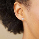 Martini-Set Diamond Studs - erin gallagher