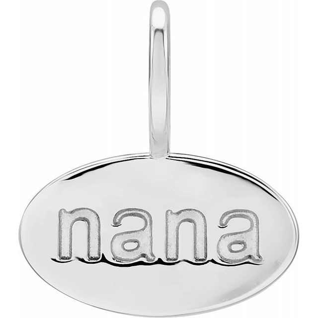 Nana Charm - erin gallagher variant--Sterling-silver