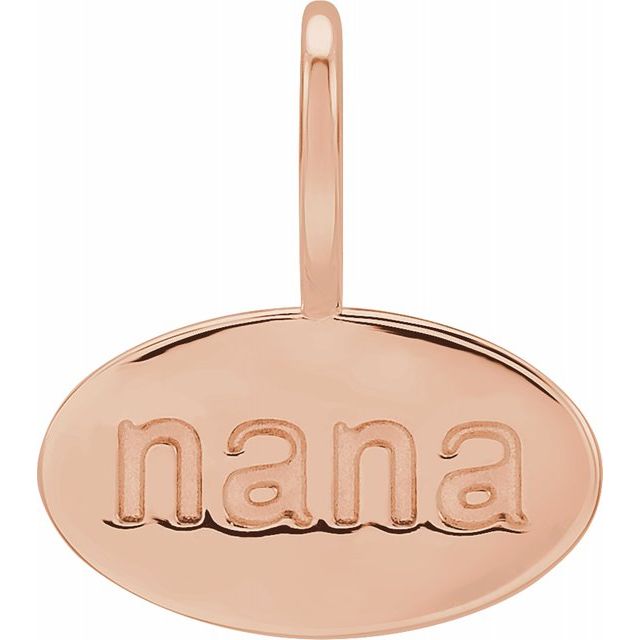 Nana Charm - erin gallagher variant--14K-rose-gold