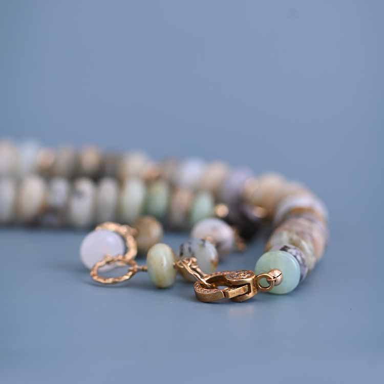 'Odette' Peruvian Opal Beaded Necklace - erin gallagher