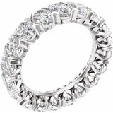 Oval-Cut Diamond Eternity Band - erin gallagher variant--14K-white-gold variant--6 variant--6.5 variant--7 variant--7.5 variant--8 variant--8.5