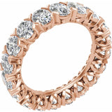 Oval-Cut Diamond Eternity Band - erin gallagher variant--14K-rose-gold variant--6 variant--6.5 variant--7 variant--7.5 variant--8 variant--8.5