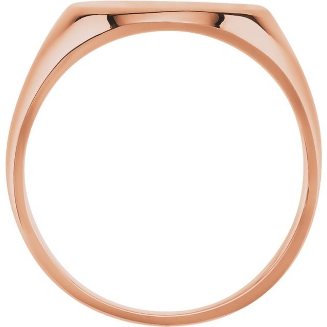 Oval Signet Monogram Ring - erin gallagher variant--14K-rose-gold
