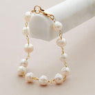 Pearl chain bracelet - erin gallagher