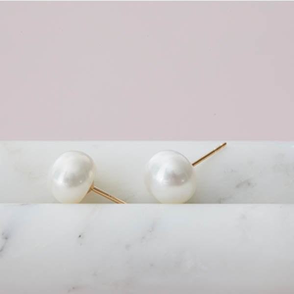 Pearl Stud Earring - erin gallagher