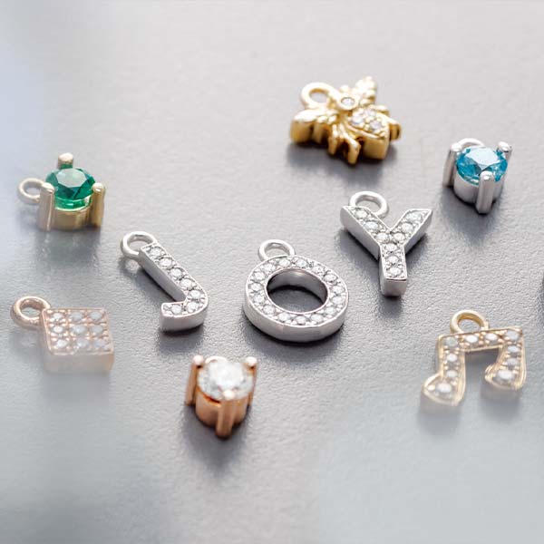 Petite Pave Diamond Music Note Charm - erin gallagher variant--14K-yellow-gold