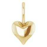 Puffy Heart Charm - erin gallagher variant--14K-yellow-gold